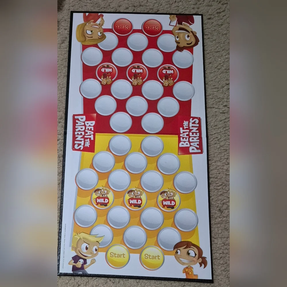 Spin Master Games Beat The Parents, Family Board Game of Kids Vs Parents.